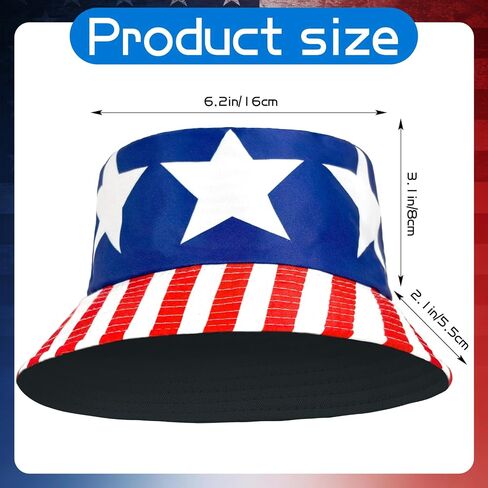 4th of July Bucket Hats for Adults American Flag Hat 250 Years Patriotic Festival Cap Fisherman Hat Woman Men Outdoor Cap in Saudi Arabia