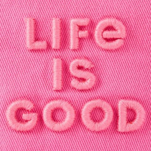 Life is Good. Stacked Bucket Hat, Watermelon Pink in Kuwait