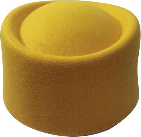 قبعة علوية من Millinery صندوق حبوب فيدوراس للمضيفات الجويات قاعدة فاسيناتور للسفر للتجمعات الخارجية جزء أنيق in Kuwait