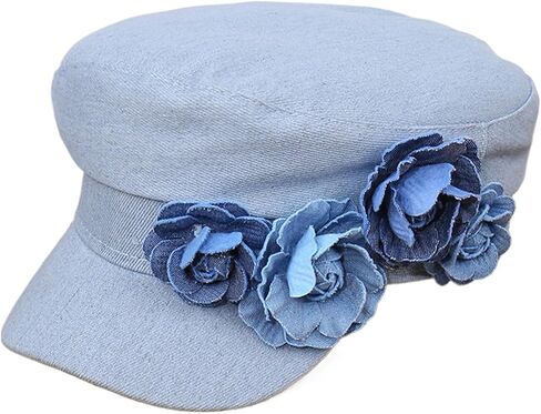 Newsboys Hat with 3D Flower Women Girl Korean Hat Outdoor Street Shopping Hat Women Painter Hat in Saudi Arabia