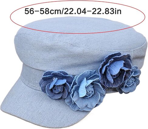 Newsboys Hat with 3D Flower Women Girl Korean Hat Outdoor Street Shopping Hat Women Painter Hat in Saudi Arabia