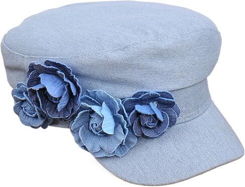 Newsboys Hat with 3D Flower Women Girl Korean Hat Outdoor Street Shopping Hat Women Painter Hat in Saudi Arabia