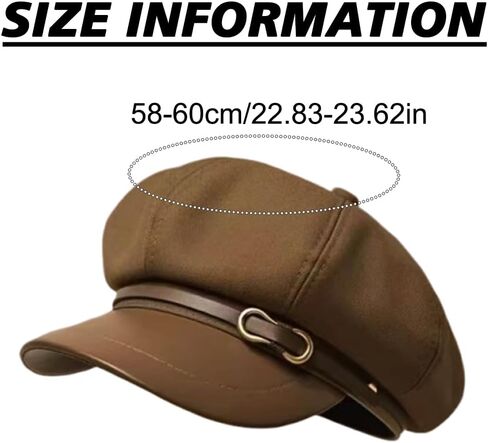 Newsboy Cabbie Baker Hat Octagonal Beret Cap Pageboy Visor Paperboy Hats Sailor Fiddler Caps for Women Men in Kuwait