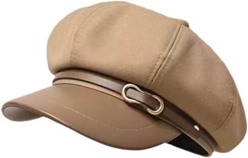 Newsboy Cabbie Baker Hat Octagonal Beret Cap Pageboy Visor Paperboy Hats Sailor Fiddler Caps for Women Men in Kuwait