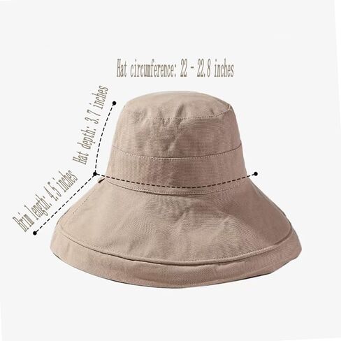 Foldable UV Sun Protection Waterproof Breathable Face Neck Flap Cover Folding Sun Hat for Women in Kuwait
