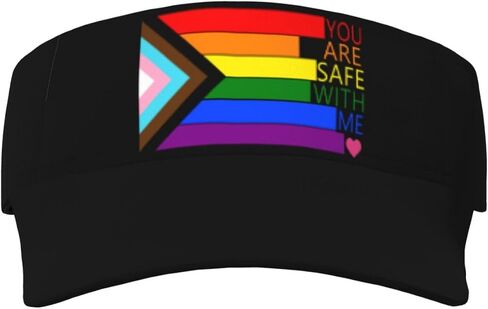 Pride Month Visor Hat Sports Empty Top Baseball Sun Cap Golf Tennis Hats in Saudi Arabia