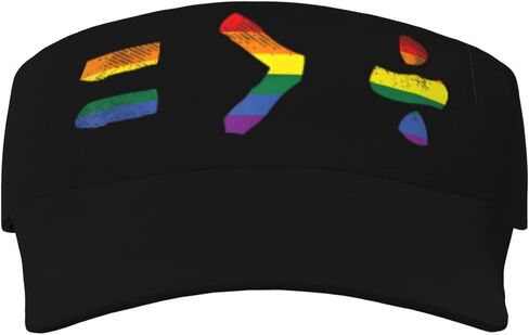 Pride Month Visor Hat Sports Empty Top Baseball Sun Cap Golf Tennis Hats in Saudi Arabia