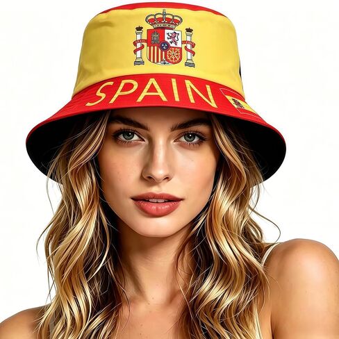 2026 World Cup Fans Cheer and Support National Flag Pattern Fisherman Bucket Hat, Football Cap Souvenir in Saudi Arabia