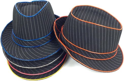 LED Hat Flashing Disco Top Hat Party Hats Jazz Hat LED Jazz Cap Mens Fedora Hats Trendy Hats in Kuwait