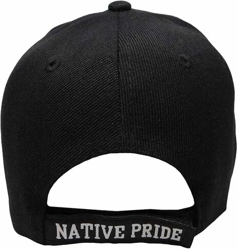 قبعة مطرزة من الريش الهندي على شكل قرن صائد الأحلام من Native Pride (أزرق) in Kuwait