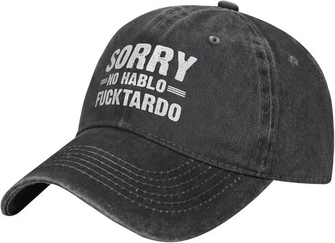 Sorry-No-Hablo-Fuctardo-Gag Gifts Funny Sarcastic Novelty Gifts Hat Men Hat Baseball Dad Hat Women Men Golf Cap Hat in Kuwait