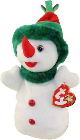 Ty Beanie Baby Snowgirl - MWMT (SnowMan 2000) Christmas ;supply_by_tkeeper in Kuwait