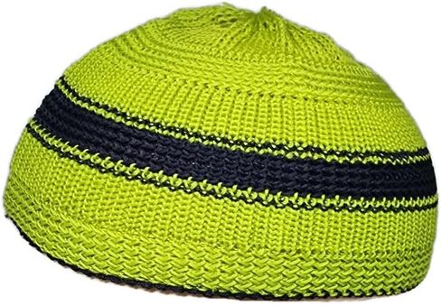 Set 5 Color Muslim Prayer Hat for Children Baby Skull Cap AMN388 Beanie Islam Kufi Peci Hat Crochet Takke Eid Ramadan Gift in Kuwait
