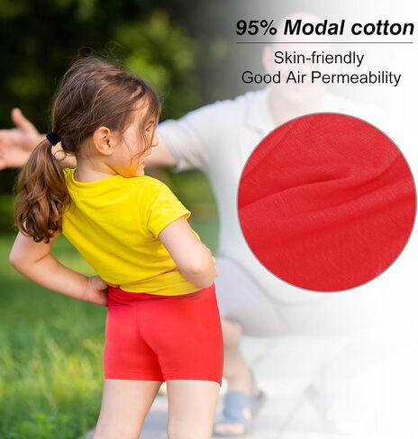 HOLLHOFF 15 Pack Girls Dance Shorts, Bike Shorts for Toddlers, Biker Cartwheel Under Dress Multicolor Girls Clothes in Saudi Arabia