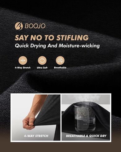 BOOJO 7 Pack Polo Shirts for Men - Quick Dry Moisture Wicking Performance Short Sleeve Mens Golf Shirts for Casual Work in Kuwait