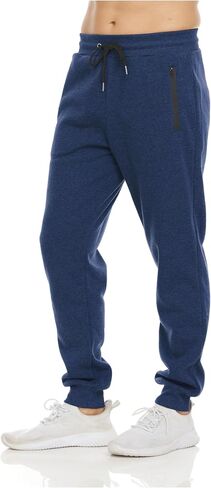 PURE CHAMP Mens Sweatpants 3 Pack Fleece Active Athletic Workout Jogger Sweatpants for Men with Zipper Pocket Size S-3XL in Saudi Arabia