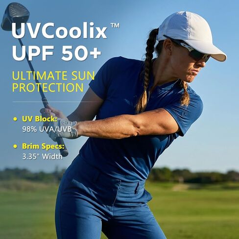 قبعة بيسبول TOP-EX ChicPony™ Cooling UV 50 عالية ذيل حصان للنساء - قابلة للتنفس لممارسة رياضة الجولف in Kuwait
