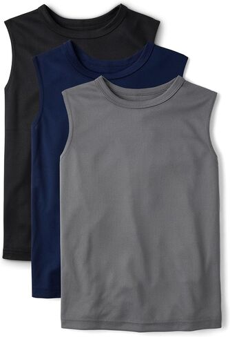 قمصان بدون أكمام شبكية سريعة الجفاف للأولاد من The Children's Place in Kuwait