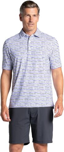 قميص بولو IBKUL Athleisure Wear للحماية من الشمس بعامل حماية من أشعة الشمس 50+ Icefil Cooling-Landon بأكمام قصيرة (مقاس عصري)-94163 in Kuwait