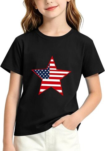 250Th Anniversary USA Shirt Kids Independence Day Girls 4Th of July Outfit USA Flag American Pride Patriotic Tees in Kuwait