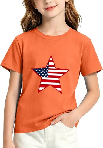 250Th Anniversary USA Shirt Kids Independence Day Girls 4Th of July Outfit USA Flag American Pride Patriotic Tees in Kuwait