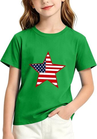 250Th Anniversary USA Shirt Kids Independence Day Girls 4Th of July Outfit USA Flag American Pride Patriotic Tees in Kuwait