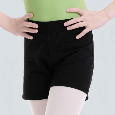 Mid Waist Basic Girls Shorts for Gymnastics, Ballet, Jazz, Biking, Other Sports in Saudi Arabia