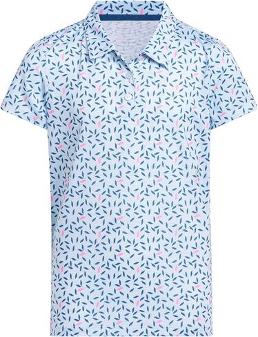 adidas Girls' Girls Short Sleeve Printed Polo in Kuwait