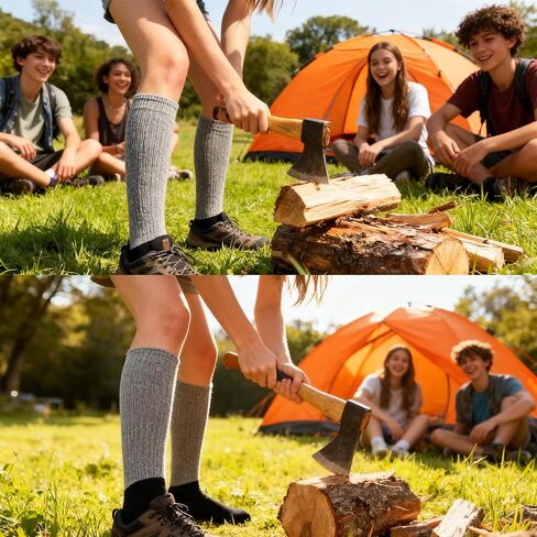 Cut Resistant Hockey Socks for Youth | Level 5 Cut Protection | Anti-Cut, Abrasion Resistant for Leg Protection in Saudi Arabia
