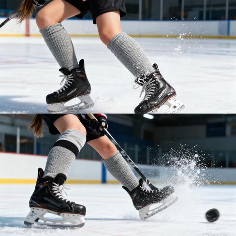 Cut Resistant Hockey Socks for Youth | Level 5 Cut Protection | Anti-Cut, Abrasion Resistant for Leg Protection in Saudi Arabia