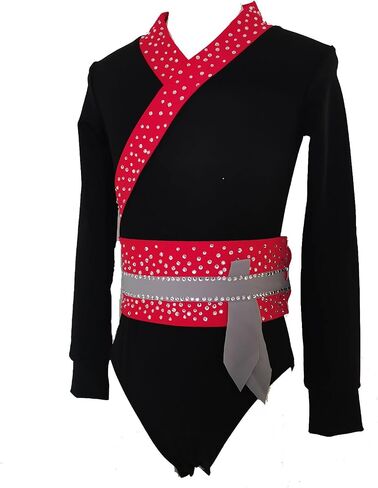 Boys' Black Performance Figure Skating Costume Men's Performance Clothing for Skaters in Kuwait