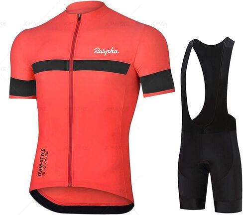 Men's Cycling Clothes Men's Cycling Jersey Set Breathable Pro Team Bicycle Jersey Cycling Clothing Short Sleeve Bib Shorts Suits Bike Wear Jersey Triathlon Men's Cycling Clothing(D,3XL) in Saudi Arabia
