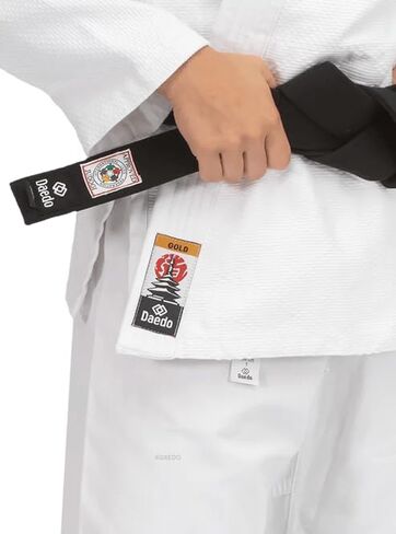 سترة وسروال Daedo Judogi "Gold" Judo Gi منسوج فردي زي الجودو جي الاحترافي للتدريب والمنافسة in Kuwait