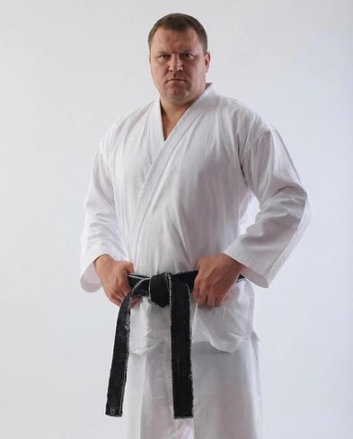 Vintage Martial Arts Training Belt – Woven Cotton Karate Taekwondo Judo Dojo Belt, Retro Black Jiu-Jitsu Style in Kuwait