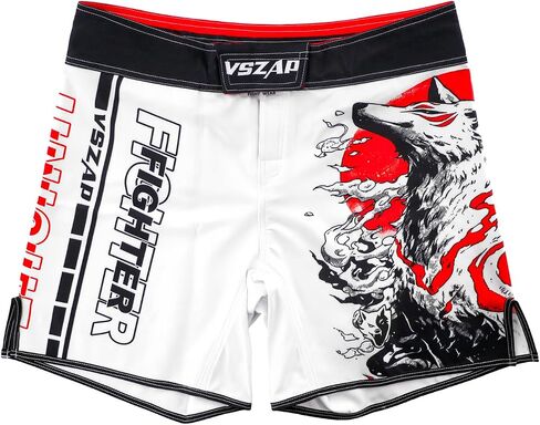 شورت رجالي من Muay Thai MMA للملاكمة BJJ Jiu-Jitsu Cross Training Taekwondo Fight Shorts برباط in Kuwait