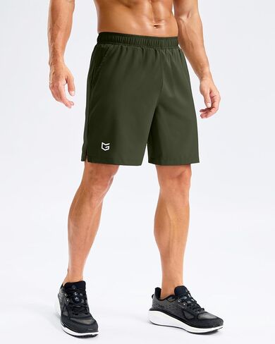 G Gradual Men's Athletic Running Shorts with Pockets Lightweight Quick Dry 5"/ 7"/ 9" Basketball Workout Gym Shorts for Men in Kuwait