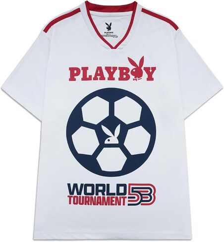 Playboy World Tournament Jersey for Men & Women – Soccer-Inspired Graphic Jersey, Unisex Fit, 100% Polyester in Kuwait