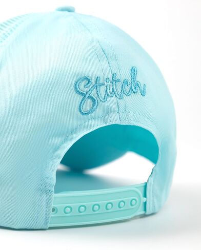 Disney Quick List Lilo & Stitch Girls Blue Adjustable Curved Peak Cap - One Size in Kuwait
