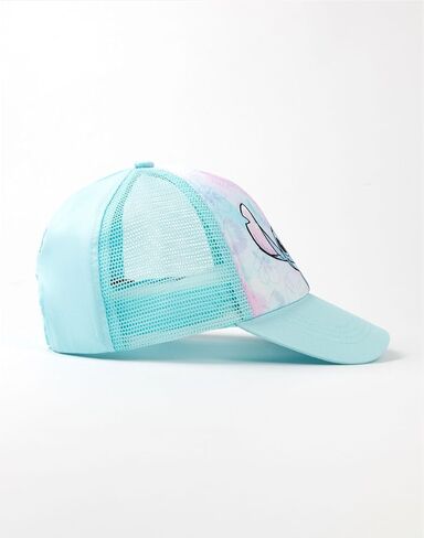 Disney Quick List Lilo & Stitch Girls Blue Adjustable Curved Peak Cap - One Size in Kuwait