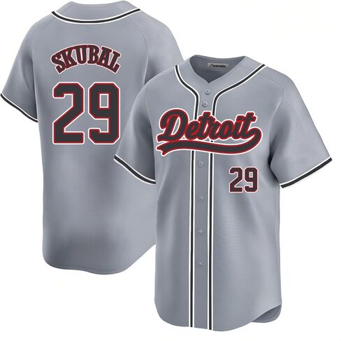 Custom Mens/Women/Youth Detroit Baseball Stitched T-Shirt for Sports Fan in Saudi Arabia
