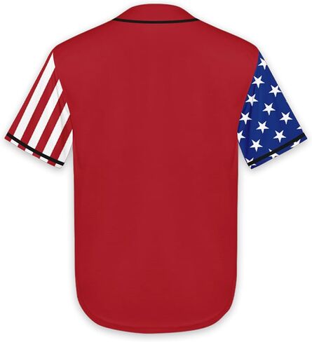 Kids USA Baseball Jersey 4th of July Independence Day American 250th Anniversary Patriotic Shirt Boys Girls Teenagers in Saudi Arabia