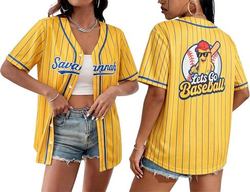 Baseball Jersey Women Baseball Shirt Game Day Shirts Baseball Player Graphic Tee Ball Mom Button up Short Sleeve Tops in Kuwait