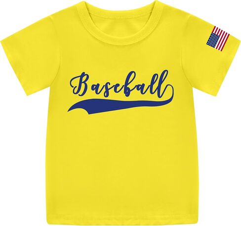 Kids Toddler Funny Banana Baseball Graphic T-Shirt Boys Girls Baseball Team Fan Outfit Game Day Tee Tops Ages 12M-14T in Saudi Arabia