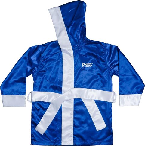 PSS New Ultimate Long Sleeve Boxing Robe Uniform Kick Boxing Mixed Martial Art UFC Sports Muay Thai Training Robe 910 (910 Blue, 13-14 Year) in Saudi Arabia