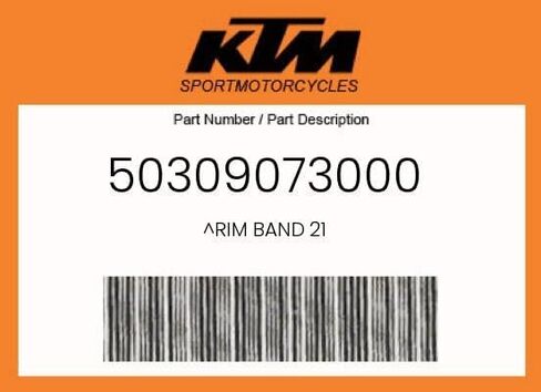 KTM حزام حافة أصلي 21-50309073000 in Kuwait