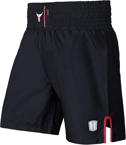 Mytra Fusion Kids Boxing Shotrs Trunks for Boxing MMA Muay Thai Fitness Gym Workout Training (Black, XXXS) in Saudi Arabia