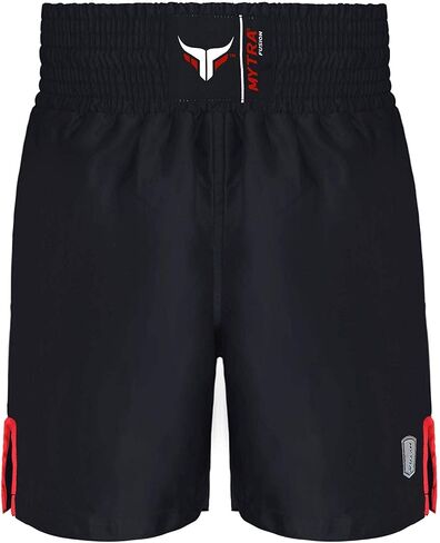 Mytra Fusion Kids Boxing Shotrs Trunks for Boxing MMA Muay Thai Fitness Gym Workout Training (Black, XXXS) in Saudi Arabia