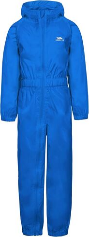 BUTTON - CHILDS UNISEX RAIN SUIT - BLUE 2/3 in Saudi Arabia