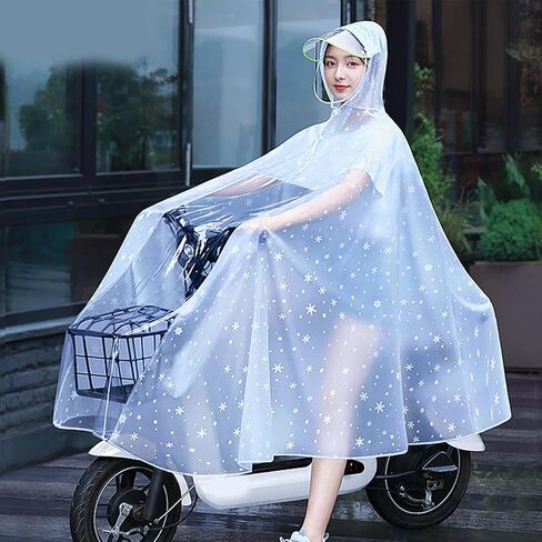 Zerodis Rain Poncho Rain Ponchos Cycling Raincoat Reusable Electric Bike Full Body Cover Lightweight Scooter Raincoats for Motorcycle Ebike Mobility Poncho in Kuwait