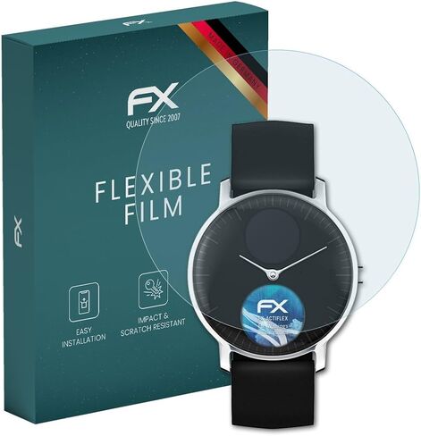 Screen Protector compatible with Withings Steel HR 36mm Protector Film, ultra clear and flexible FX Screen Protection Film (3X) in Saudi Arabia